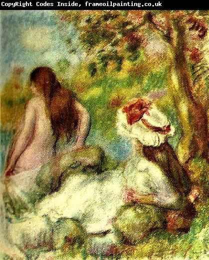 Pierre-Auguste Renoir badet